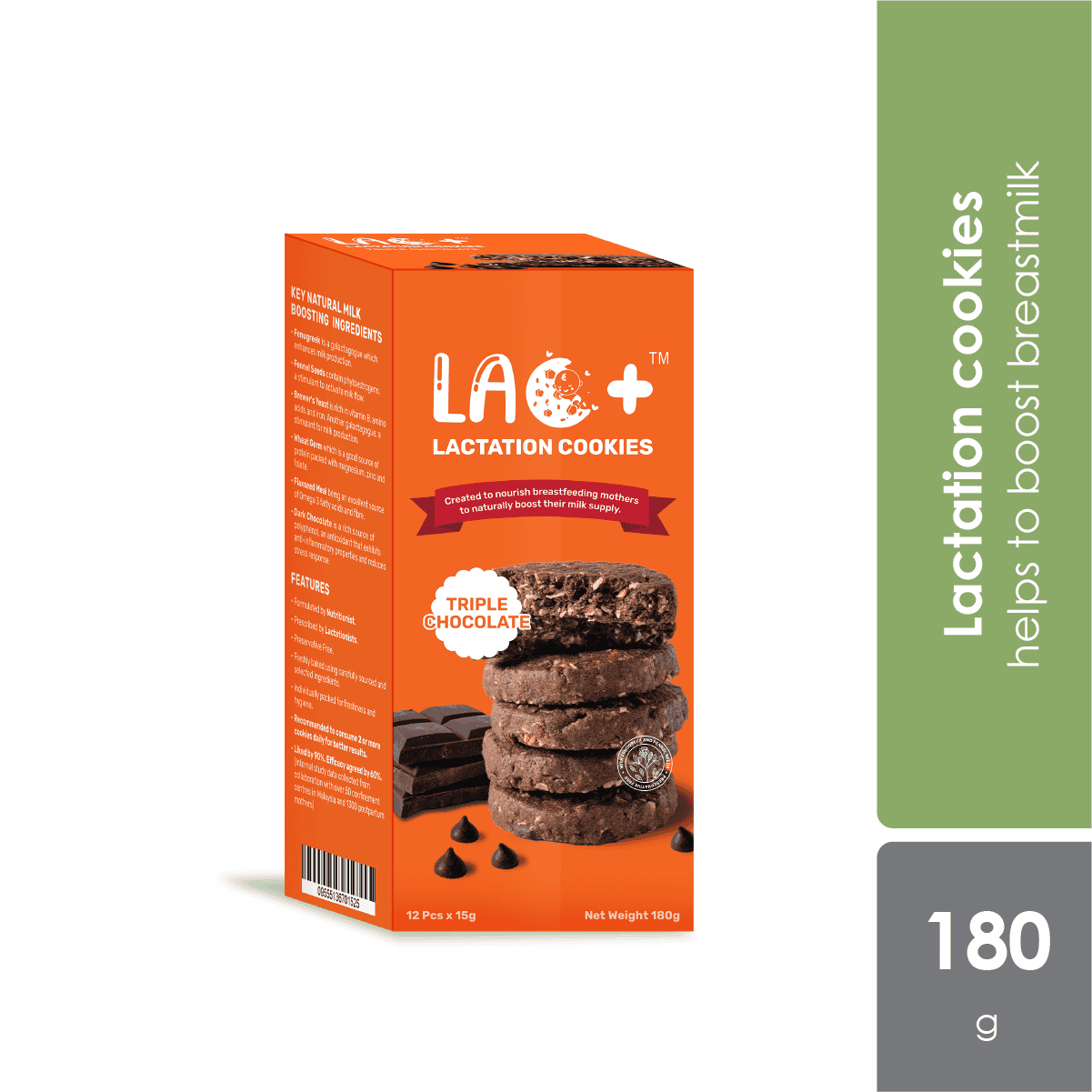 la-lactation-cookies-180-milk-boosting-ingredient product image 1