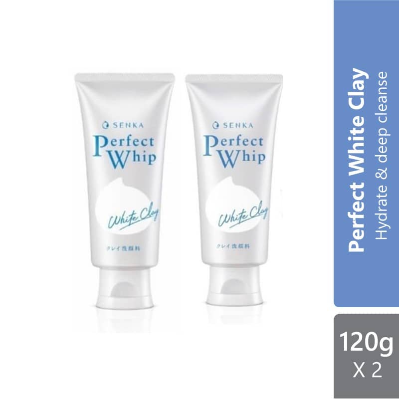 twin-pack-senka-perfect-whip-120gx2-original-white-clay-collagen-in product image 1