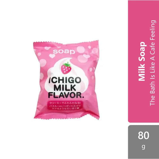 putit-berry-soap-ichigo-milk-strawberry-milk-maccha-milk-sweet-green-tea-80g-the-bath-is-like-a-cafe-feeling-ichigo-milk