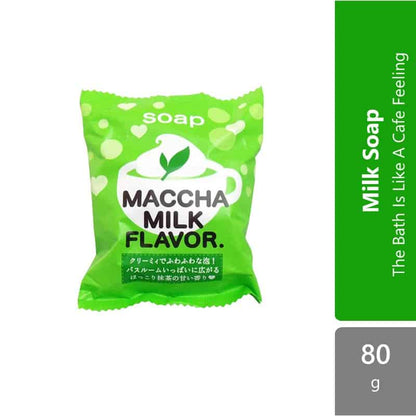 putit-berry-soap-ichigo-milk-strawberry-milk-maccha-milk-sweet-green-tea-80g-the-bath-is-like-a-cafe-feeling-maccha
