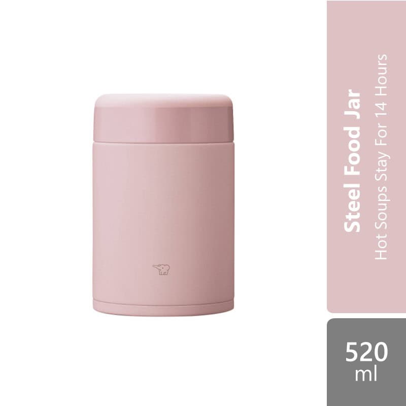 zojirushi-stainless-steel-food-jar-sw-ka-52h-520ml-ice-gray-vintage-rose-hot-soups-stay-for-14-hours-vintage-rose