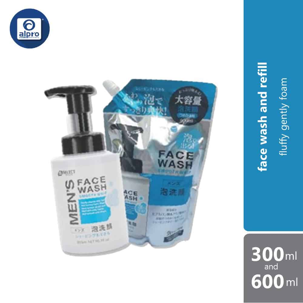 s-select-mens-face-wash-smooth-whip-300ml-and-refill-pack-600ml