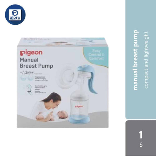 pigeon-manual-breast-pump-wn-blue-1s-compact-lightweight