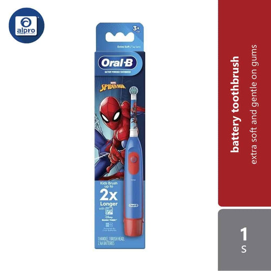 oral-b-pro-battery-kids-toothbrush-spiderman-1s-extra-soft-and-gentle-on-gums