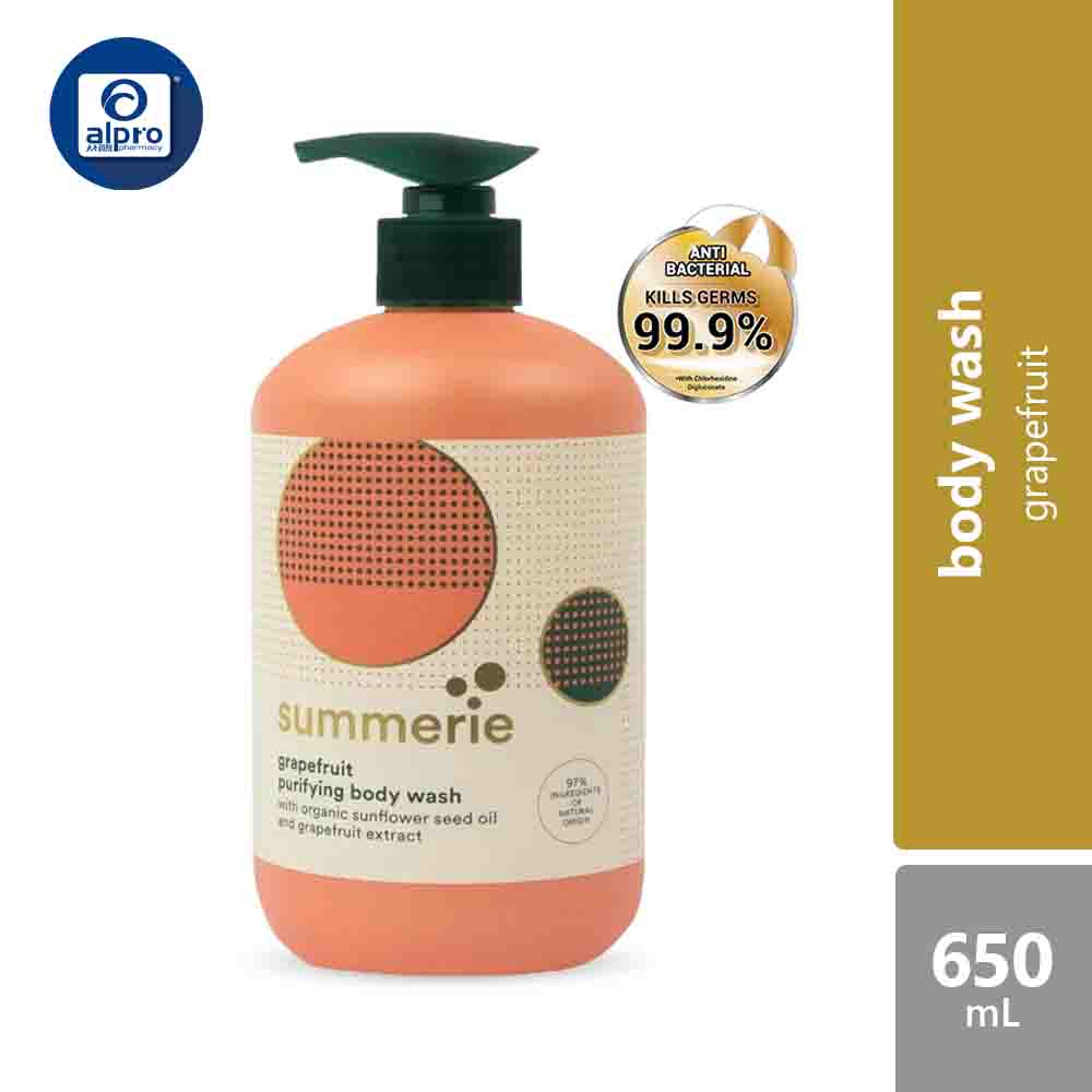 summerie-refreshing-purifying-body-wash-650ml-passion-fruit-chamomile-grapefruit product image 1