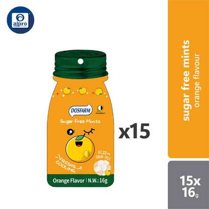 dosfarm-sugar-free-cooling-vitamin-c-mints-candy-15x16g-orange-strawberry-watermelon-peach-guava-grape-orange