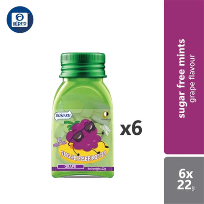 dosfarm-sugar-free-mint-candy-22g-bottles-grape-peach-watermelon product image 1