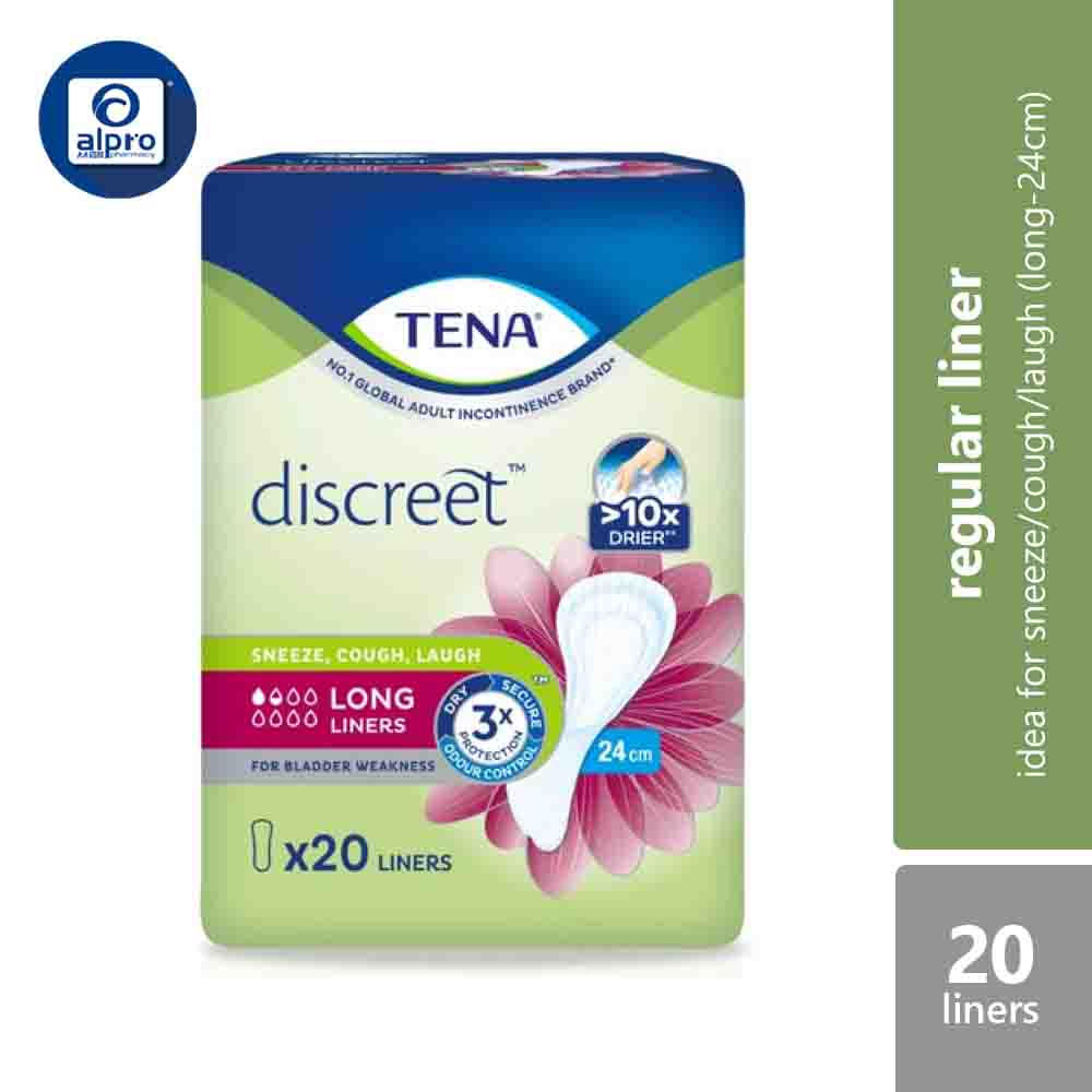 tena-discreet-regular-liner-19cm-26s-24cm-20s product image 1