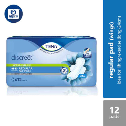 tena-discreet-regular-pad-12-pads-to-absorb-urine-drips-leaks-non-wings-24cm-12s-wings-24cm-12s-non-wings-27-5cm-wing-24cm