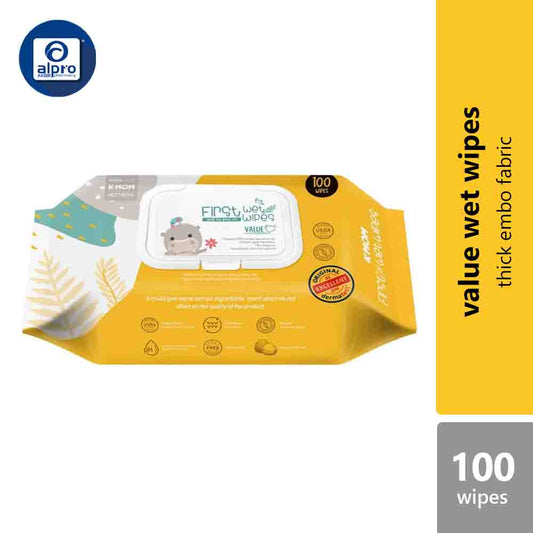 k-mom-first-wet-wipes-value-100s-embo-baby-wipes-hippopotamus