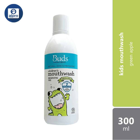 buds-oralcare-organics-mouthwash-300ml-green-apple-fresh-mint-prevents-tooth-decay-apple-mint