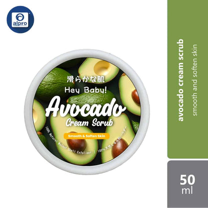 gso-mini-hey-baby-50ml-apricot-cream-scrub-avocado-cream-scrub-clear-nose-scrub product image 1