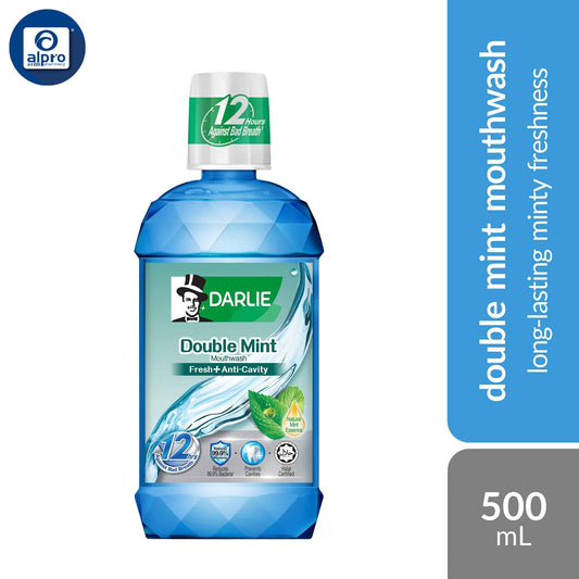 darlie-mouth-rinse-500ml-double-mint-green-tea-long-lasting-freshness-double-mint