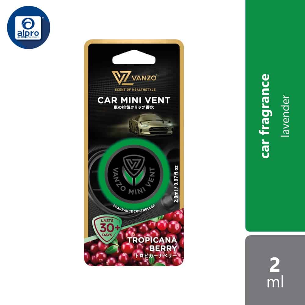 vanzo-car-mini-vent-cool-ice-lavender-tropicana-berry-peony-and-ylang-2ml product image 1