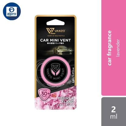 vanzo-car-mini-vent-cool-ice-lavender-tropicana-berry-peony-and-ylang-2ml product image 1