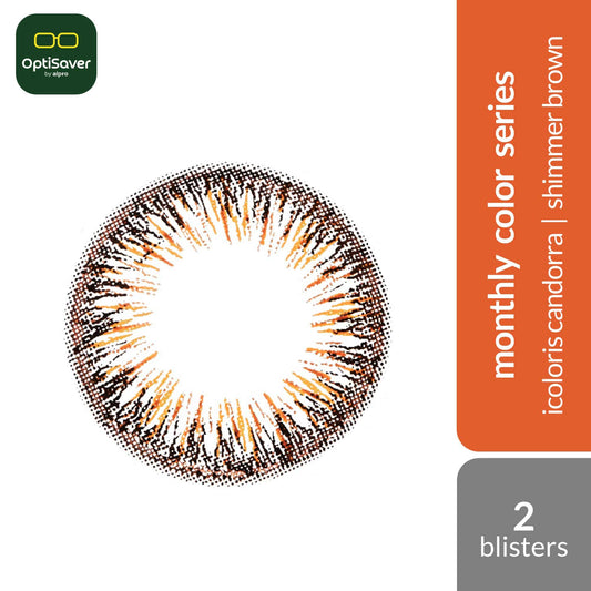 pre-order-bionics-icoloris-candorra-30d-2s-monthly-contact-lenses-shimmer-brown-0-00