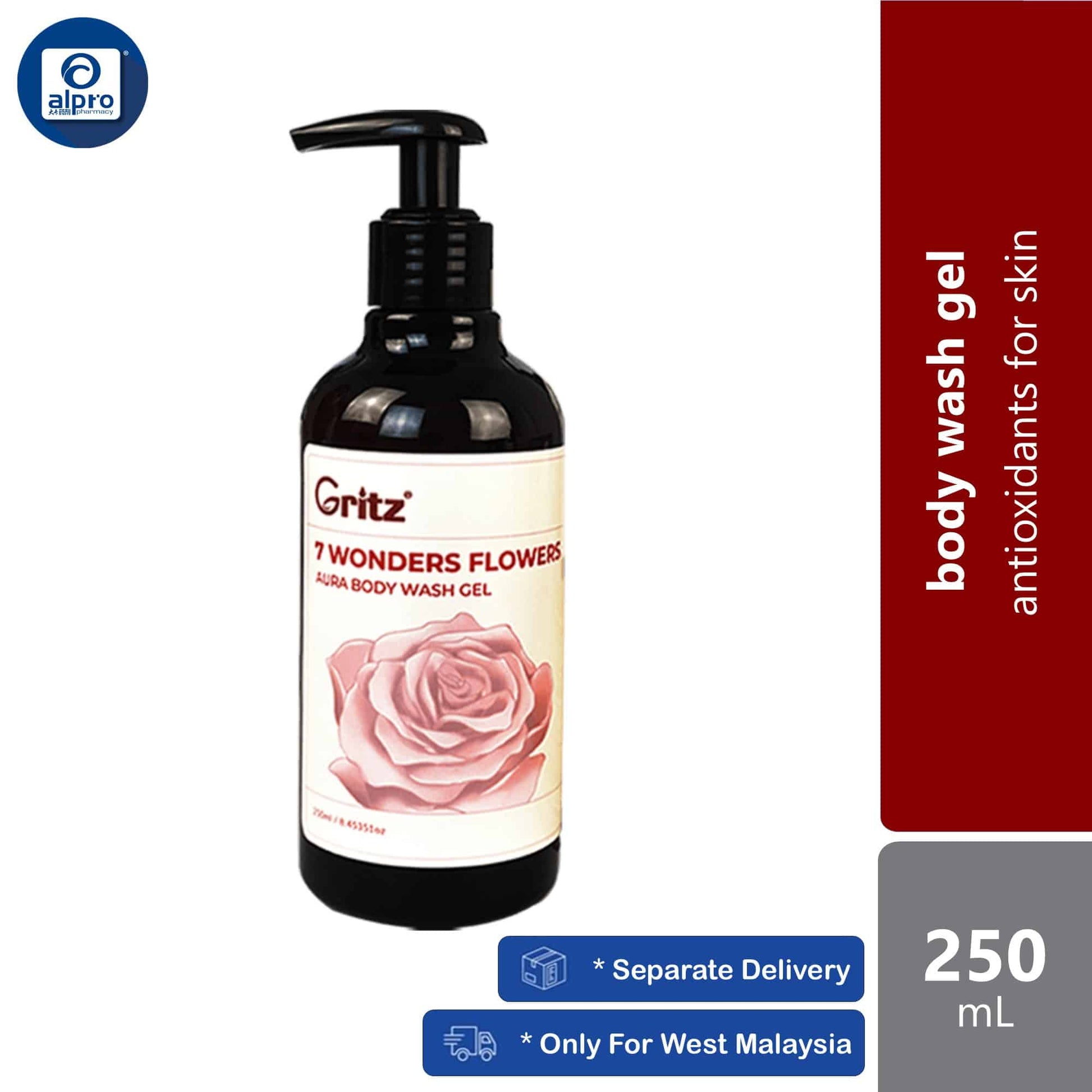 gritz-aura-body-wash-250ml-antioxidants-for-skin