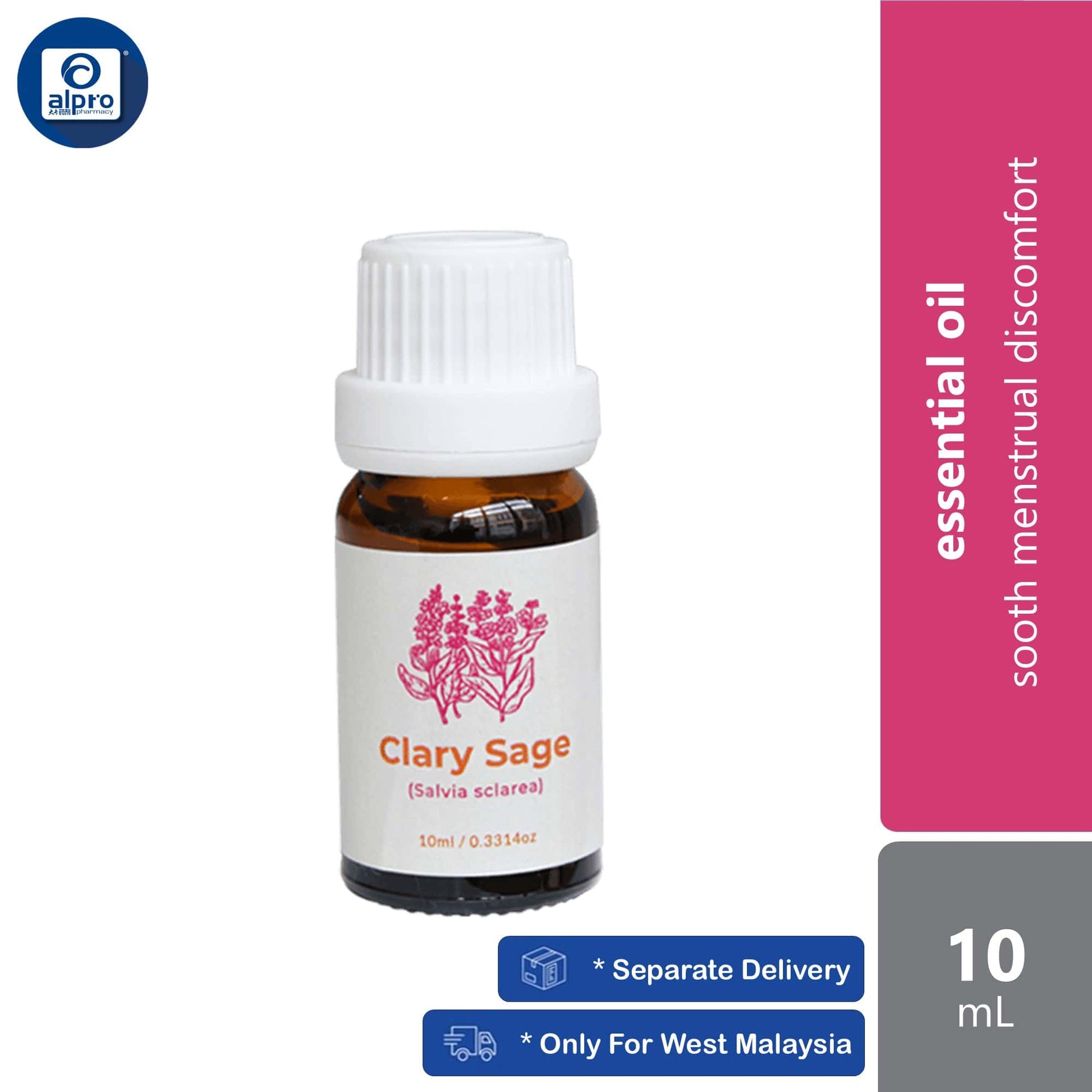 gritz-clary-sage-essential-oil-10ml-sooth-menstrual-discomfort