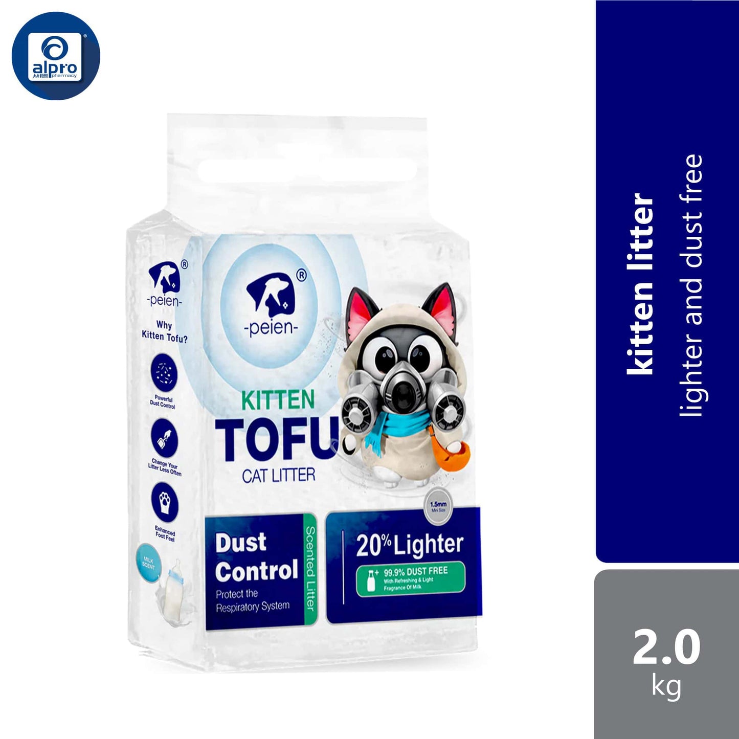 peien-kitten-tofu-2-0kg-8l-lighter-and-dust-free