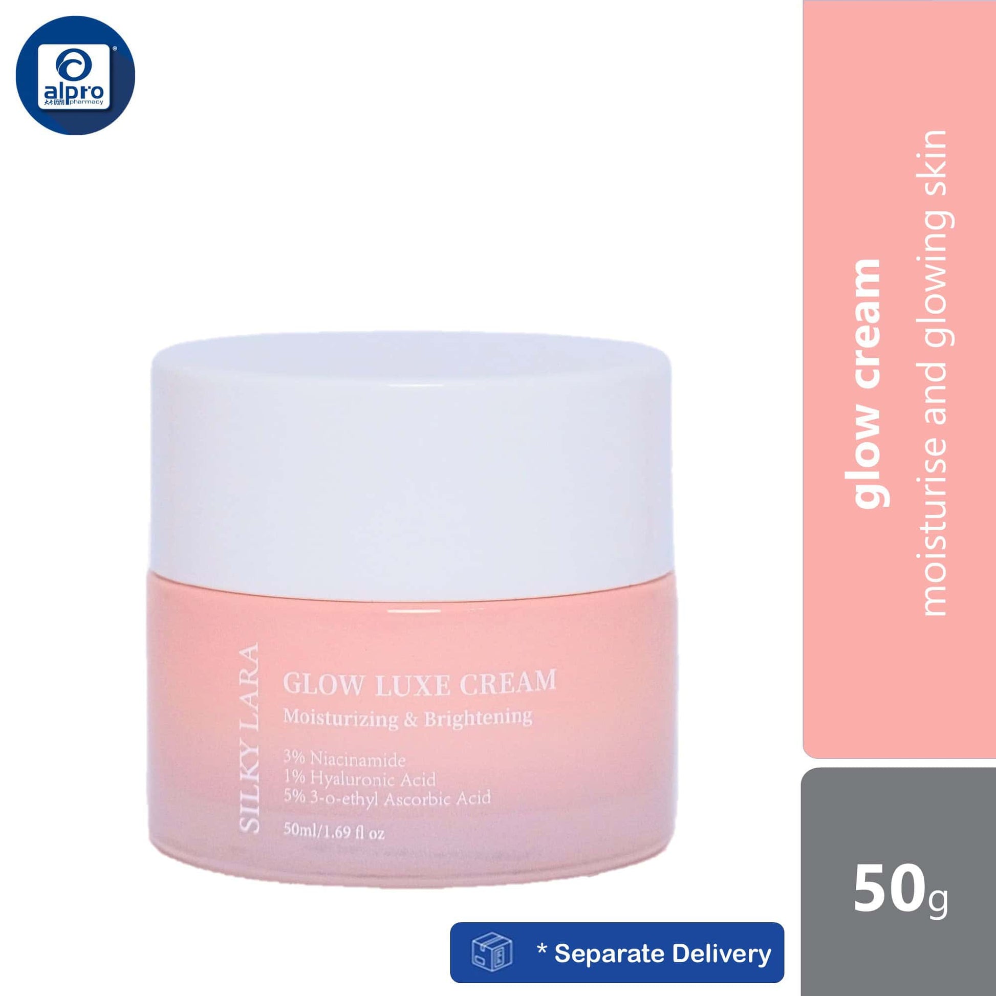 silky-lara-glow-luxe-cream-50g-moisturise-and-glowing-skin