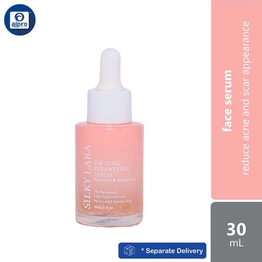 silky-lara-face-serum-strawberry-30ml-reduce-acne-and-scar-appearance