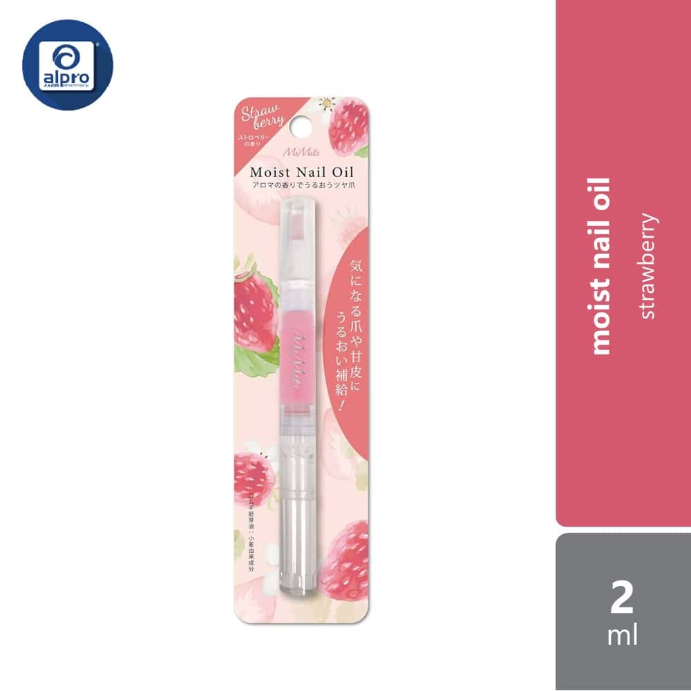 bn-mimits-moist-nail-oil-2ml-lemon-strawberry-peach-orange-lily-strawberry