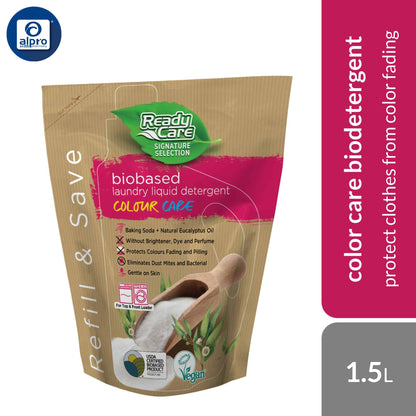 readycare-signature-selection-biobased-laundry-liquid-detergent-refill-pack-1-5l-gentle-to-skin-and-less-irritation-color-care
