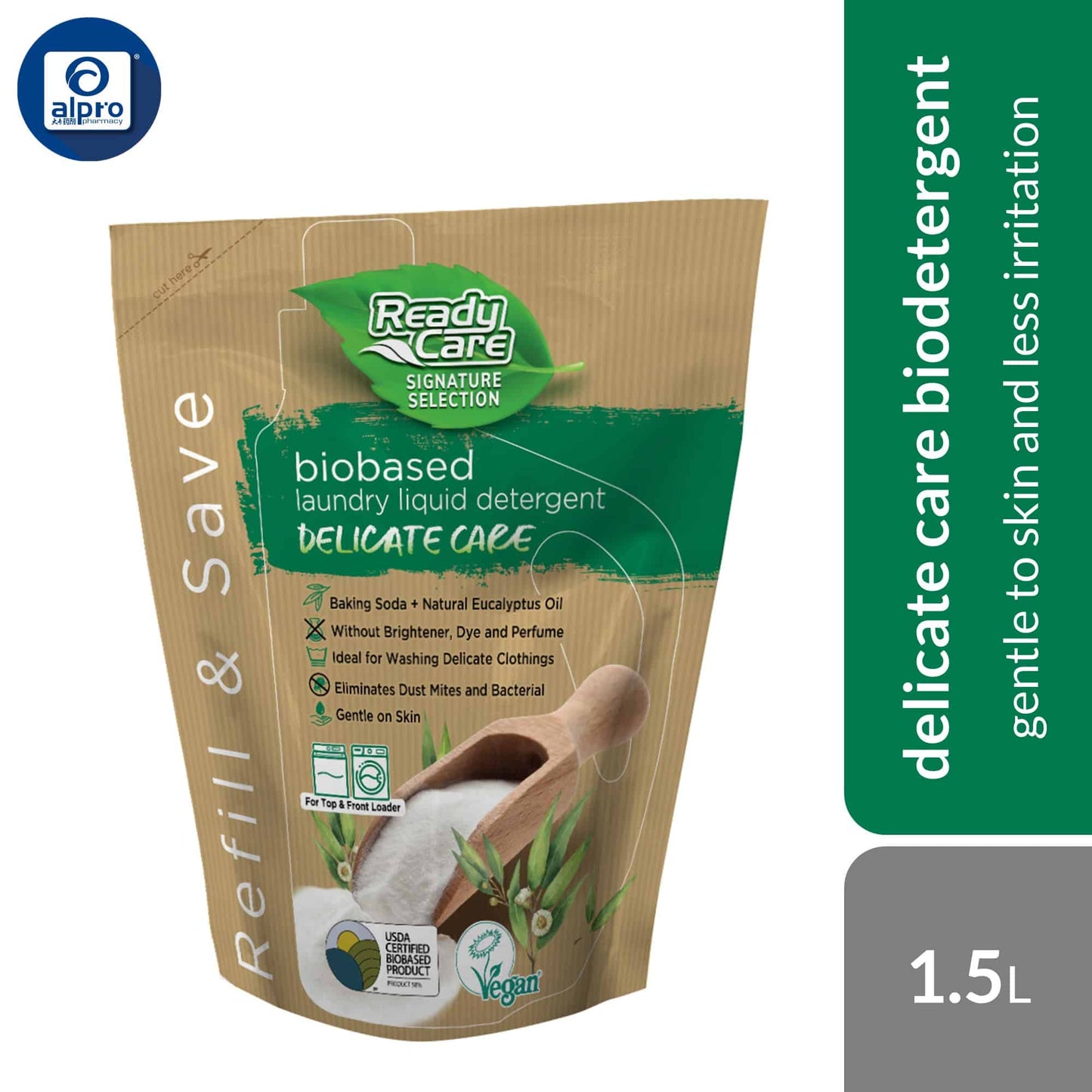 readycare-signature-selection-biobased-laundry-liquid-detergent-refill-pack-1-5l-gentle-to-skin-and-less-irritation-delicate-care
