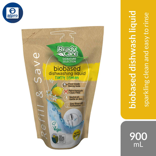 readycare-signature-selection-biobased-dish-wash-liquid-refill-pack-900ml-sparkling-clean-and-easy-to-rinse-tarty-lemon