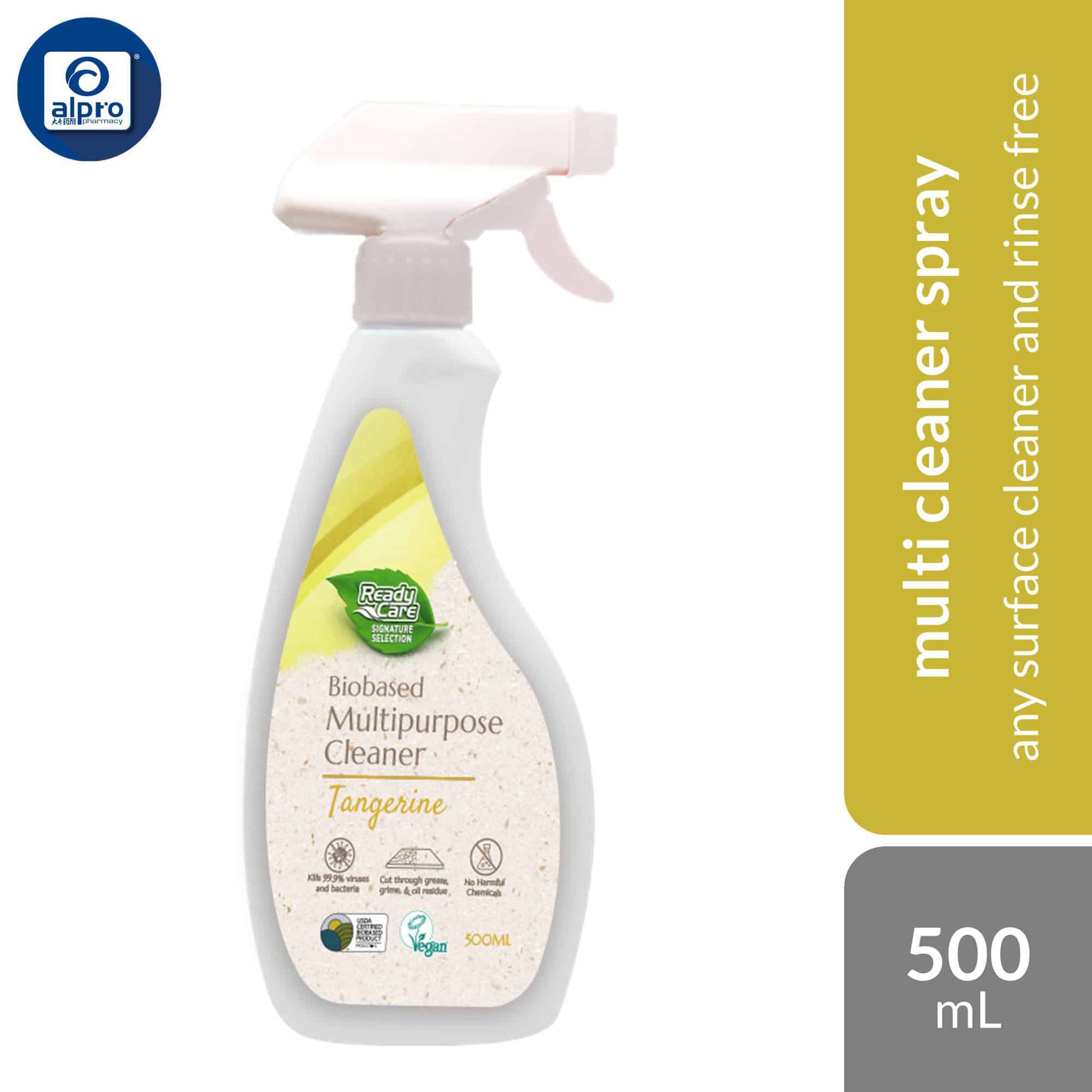 readycare-signature-selection-biobased-multipurpose-cleaner-spray-500ml-any-surface-cleaner-and-rinse-free-tangerine