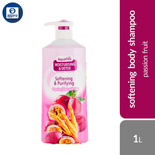 aquafrez-body-shampoo-passion-fruit-white-tea-bamboo-sakura-1l-everyday-cleansing-and-moisturizing-passion-fruit
