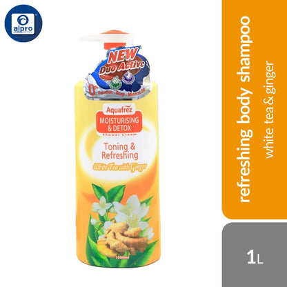 aquafrez-body-shampoo-passion-fruit-white-tea-bamboo-sakura-1l-everyday-cleansing-and-moisturizing product image 1