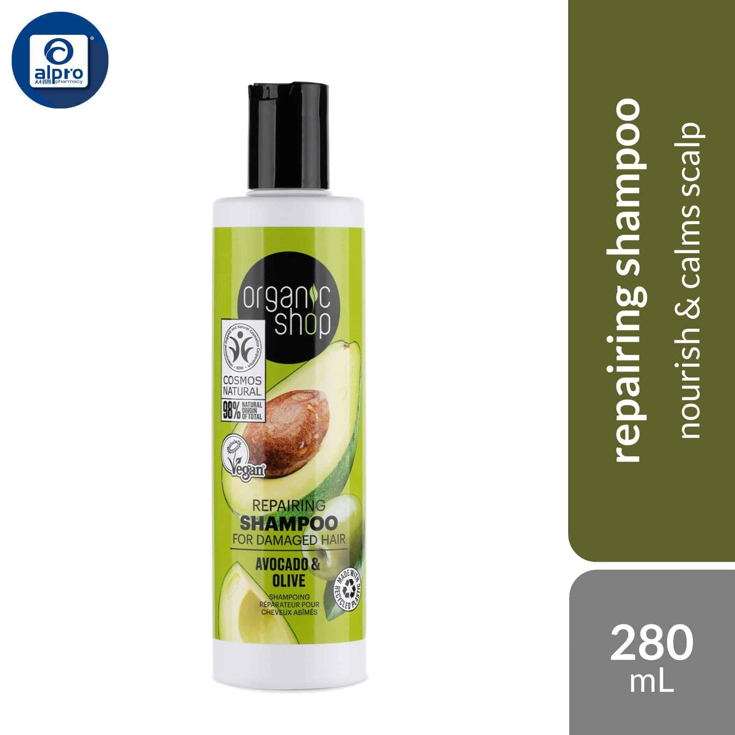 organic-shop-repairing-shampoo-for-damaged-hair-avocado-and-olive-280ml-nourish-calms-scalp