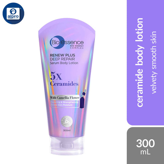 bio-essence-renew-plus-deep-repair-5x-ceramides-serum-body-lotion-300ml-velvety-smooth-skin