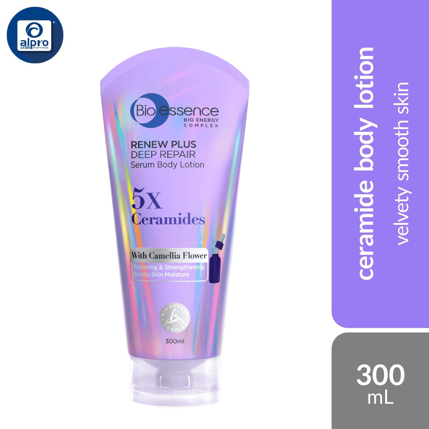 bio-essence-renew-plus-deep-repair-5x-ceramides-serum-body-lotion-300ml-velvety-smooth-skin