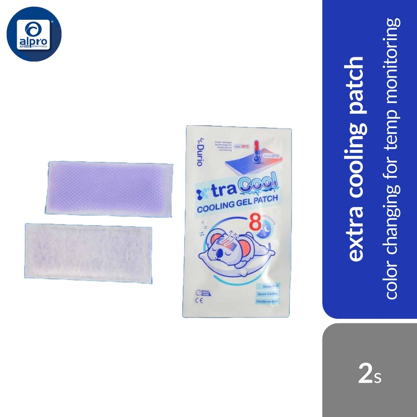 durio-601-extra-cool-cooling-gel-patch-2s-color-changing-for-temp-monitoring