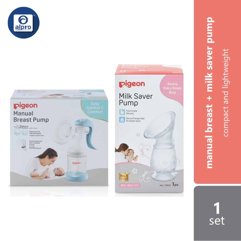 pigeon-manual-breast-pump-wn-blue-1s-milk-saver-pump-1s-compact-lightweight