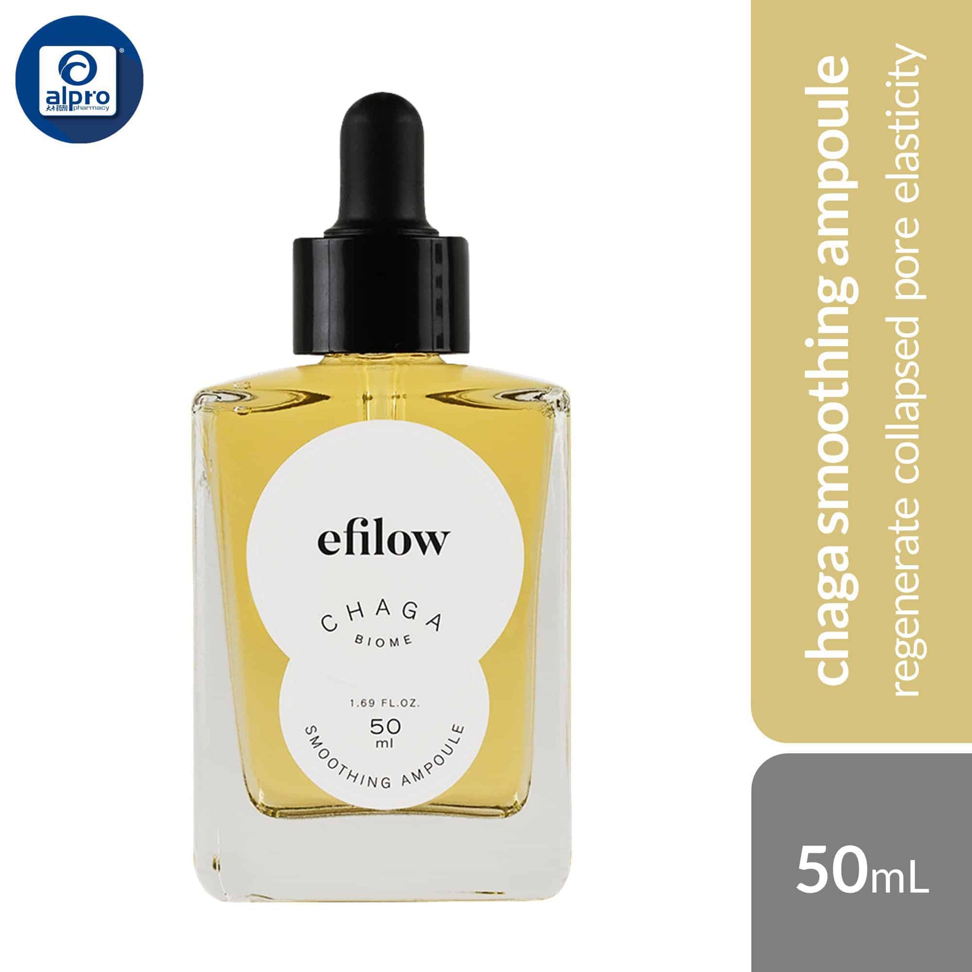 efilow-chaga-mushroom-biome-smoothing-ampoule-50ml-regenerate-collapsed-pore-elasticity