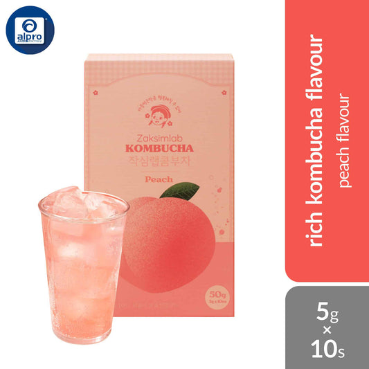 zaksimlab-kombucha-peach-flavour-5g-x10s-rich-kombucha-flavour