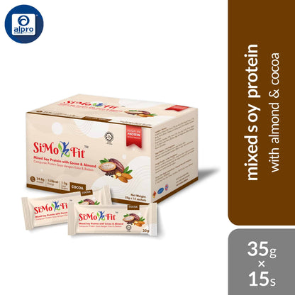 simofit-original-mixed-soy-with-almond-cocoa-1kg-35gx15s-premium-plant-based-ingredients product image 1