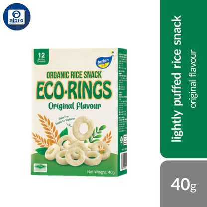 tenten-organic-rice-snack-eco-rings-original-chocolate-40g-natural-flavours-no-artificial-sweetener product image 1