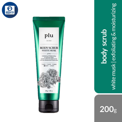 plu-body-scrub-wash-berry-mix-rosemary-herb-white-musk-200g-exfoliating-moisturizing product image 1