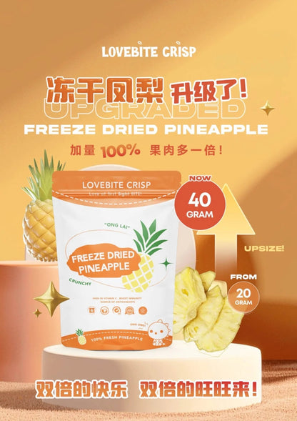 Lovebite Crisp Freeze-Dried Fruits (Assorted Flavours) | Rich in Vitamins, Fibre & Antioxidants LOVEBITE