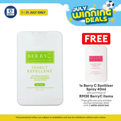Berry C Insect Repellant 40ml | Natural Ingredient Berry C