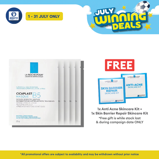 La Roche Posay Cicaplus B5 Face Mask 5s | Suitable for Skin After Aesthetic Treatment La Roche Posay
