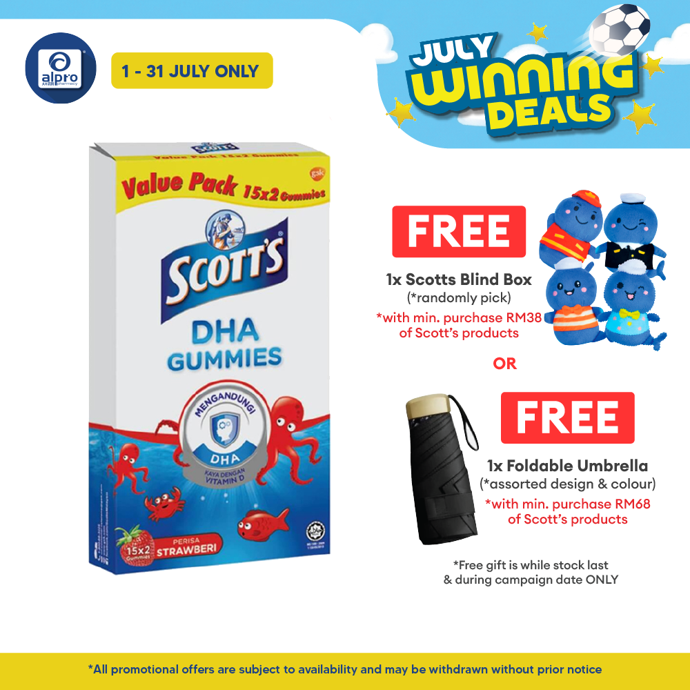 Scotts DHA Strawberry 2X15s Scotts