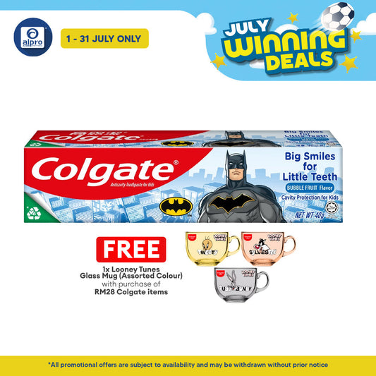Colgate Kids Batman 40g | Bubble Fruit Flavor Colgate