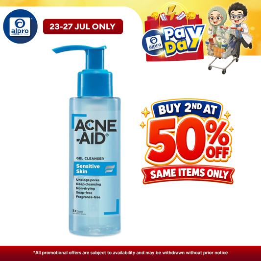 Acne-Aid Sensitive Gel Cleanser 100ml | Deep Pore Cleansing Acne-Aid