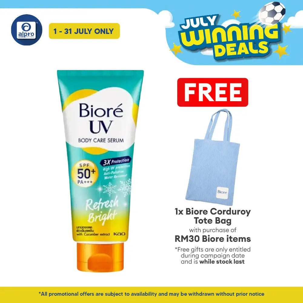 Biore Uv Anti-Pollution Body Care Serum Refresh Bright Spf50+ 150ml Biore