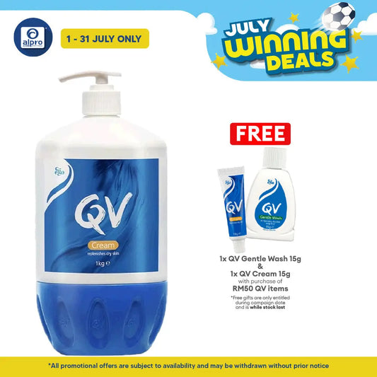 Ego QV Cream 1kg | Replenishes Dry Skin QV